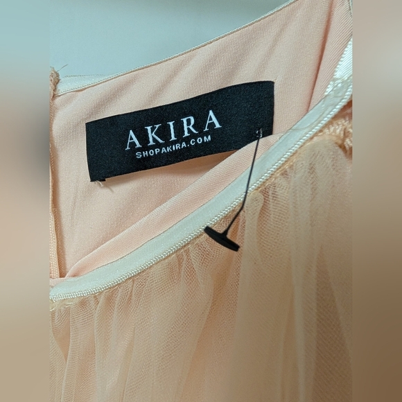 Akira- Sold Out FAIRY LIKE RUFFLED TRIM STRAPLESS DRESS - Picture 11 of 12